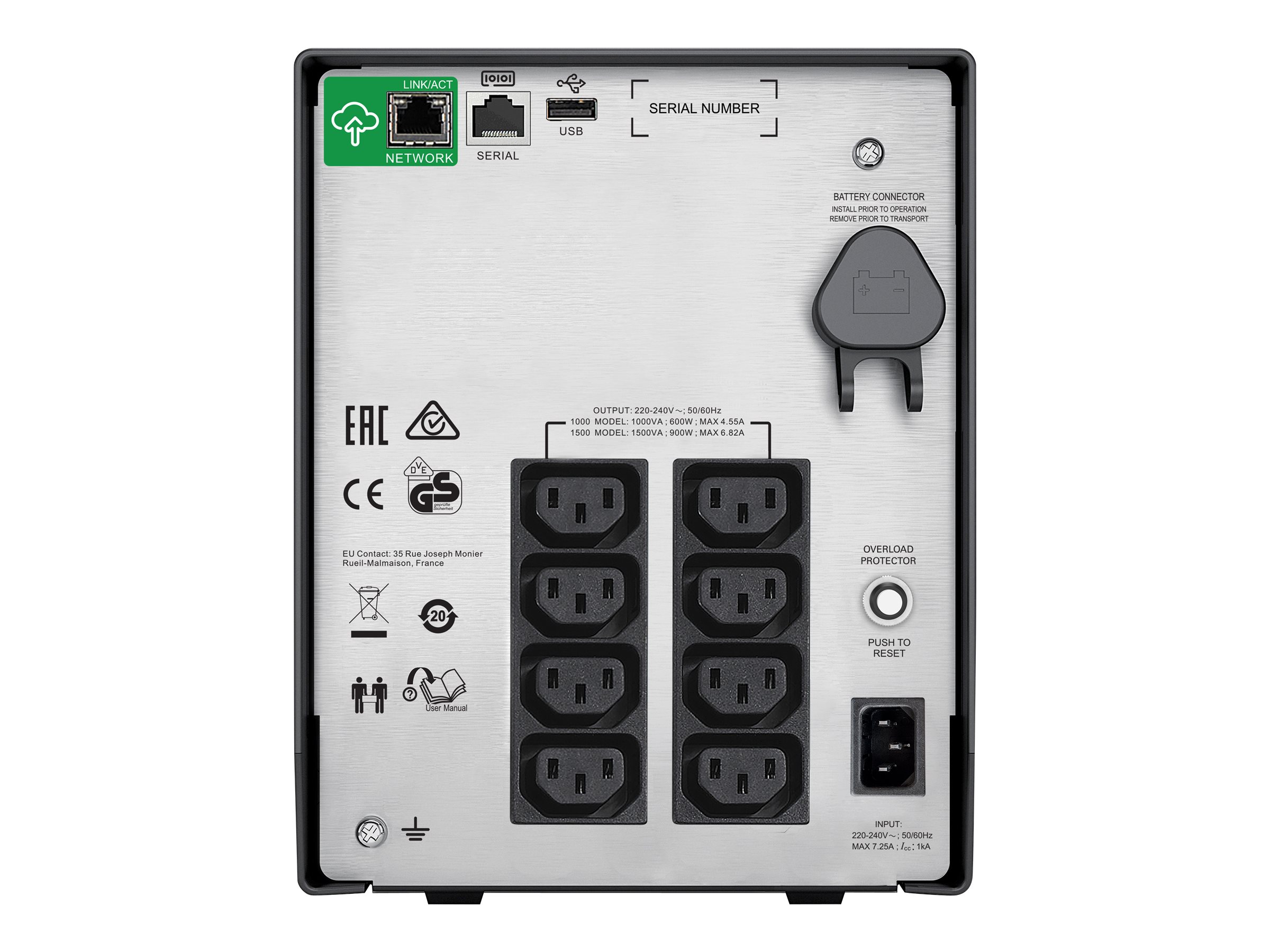 APC Smart-UPS SMC1000IC - USV - Wechselstrom 220/230/240 V - Line-Interactive-USV APC Smart-UPS SMC1000IC - USV - Wechselstrom 220/230/240 V - Line-Interactive-USV