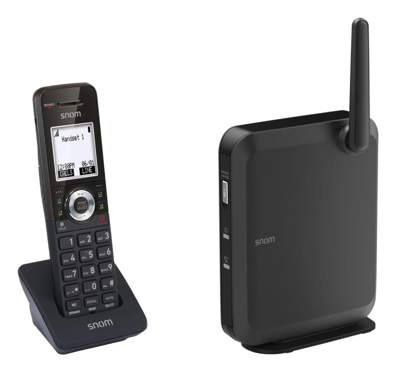 Snom M110SC - Schnurloses VoIP-Telefon mit Rufnummernanzeige