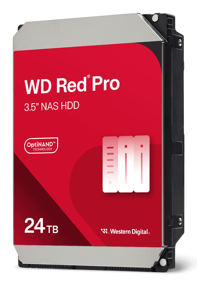 WD Red Pro WD241KFGX - Festplatte - Enterprise - 24 TB - intern - 3.5" (8.9 cm)