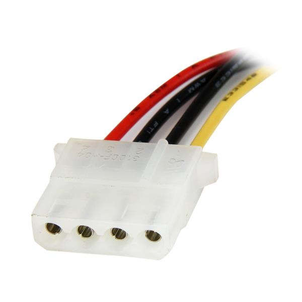 StarTech.com 30cm SATA auf Molex LP4 Stromadapter - Bu/St - Serial ATA zu 4pin Stromkabel Adapter - Netzteil - interne Stromversorgung, 4-polig (W)
