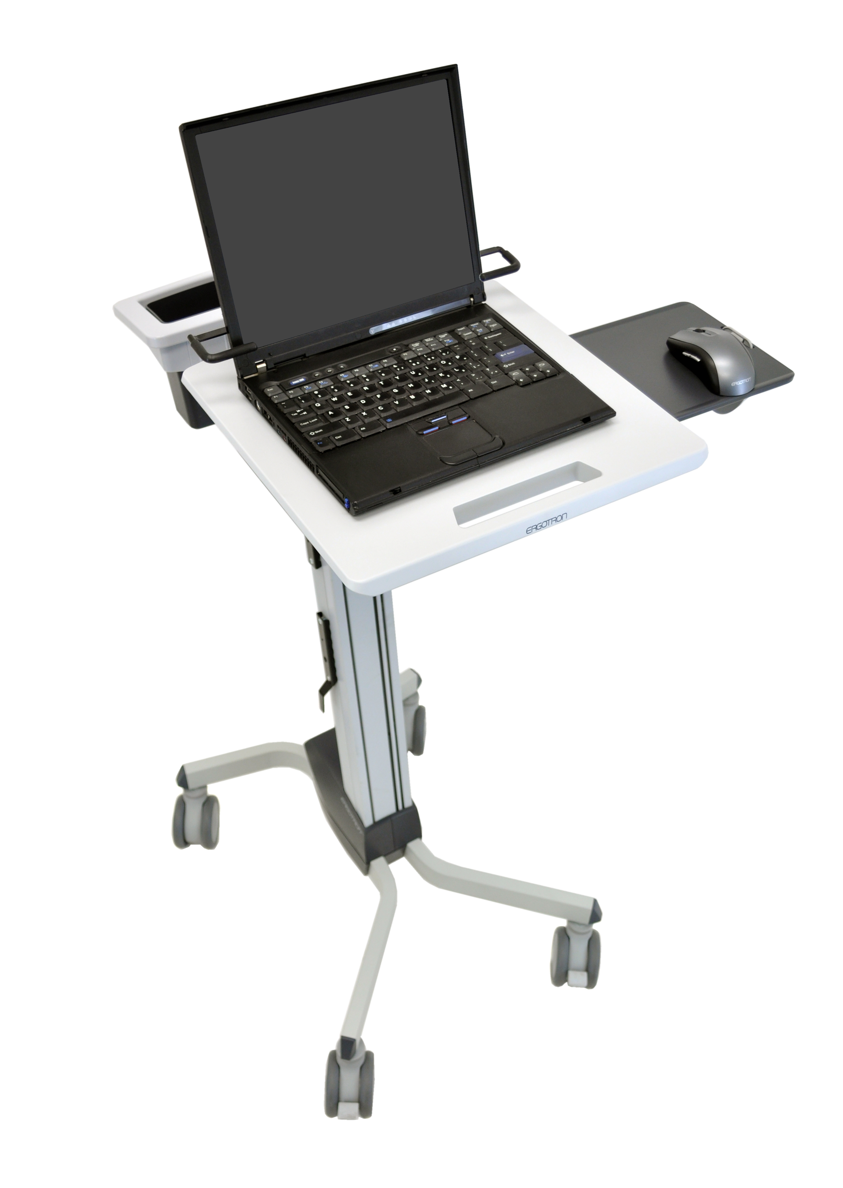 Ergotron Neo-Flex - Wagen - für Notebook / Maus / Barcode-Scanner - hochwertiger Kunststoff, Aluminium, Stahl - Zweistufiges Grau - Bildschirmgröße: 30.5-43.9 cm (12"-17.3")
