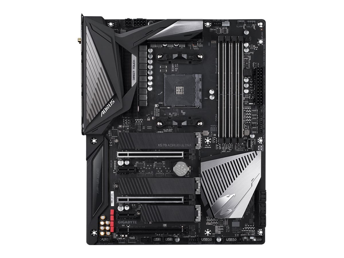 Gigabyte X570 AORUS ULTRA (rev. 1.0), AMD, Sockel AM4, AMD Ryzen 2000 Series, AMD Ryzen 3000 Series, DDR4-SDRAM, 128 GB, DIMM