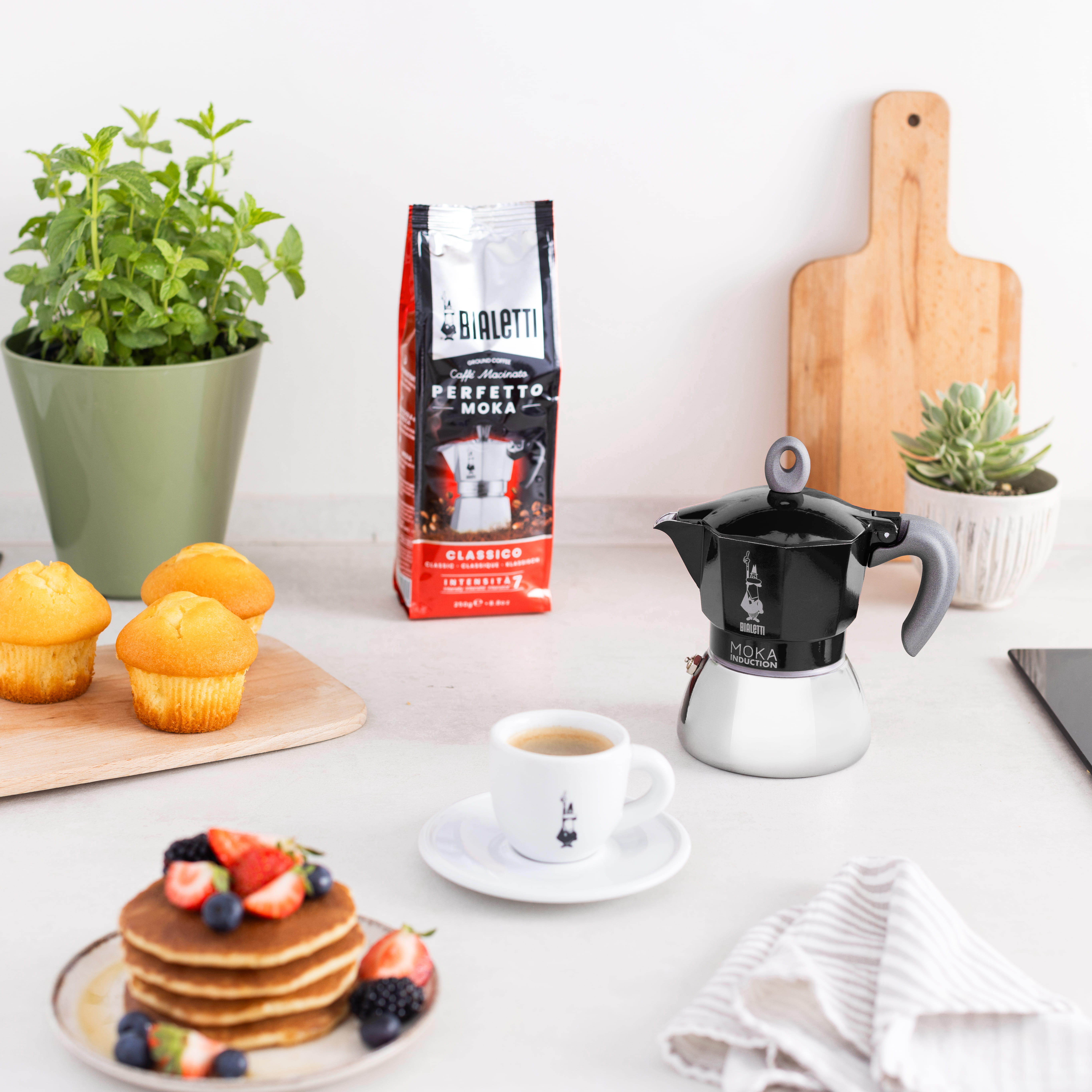 Bialetti Moka Induction - Kaffeemaschine - Schwarz