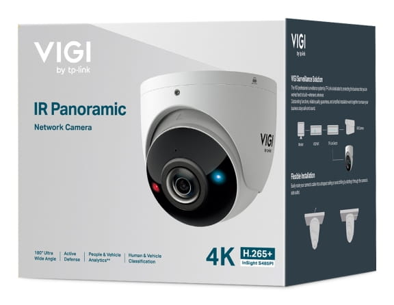 TP-LINK InSight S485PI, IP-Sicherheitskamera, Draußen, Kabelgebunden, 44 m, 120 dB, Wand