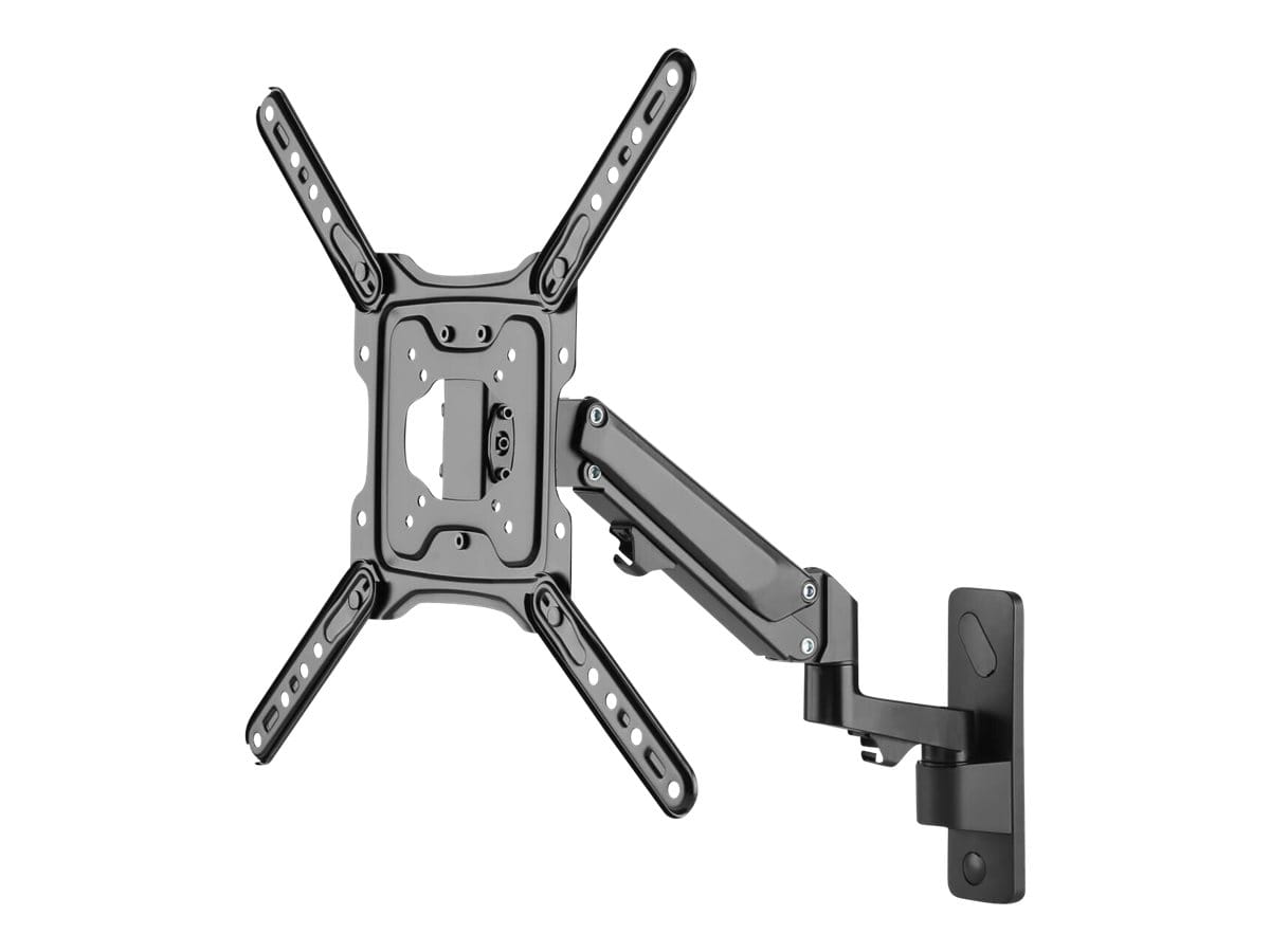 Tripp Eaton Tripp Lite Series TV Wall Mount Full-Motion Swivel Tilt with Fully Articulating Arm for 23" to 55" Flat-Screen Displays - Klammer - neigbar - für Fernseher und Monitor - Stahl - Schwarz - Bildschirmgröße: 58.4-139.7 cm (23"-55")