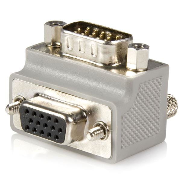 StarTech.com VGA auf VGA Kabel Adapter Typ 2 rechts gewinkelt - St/Bu - VGA-Adapter - HD-15 (VGA)