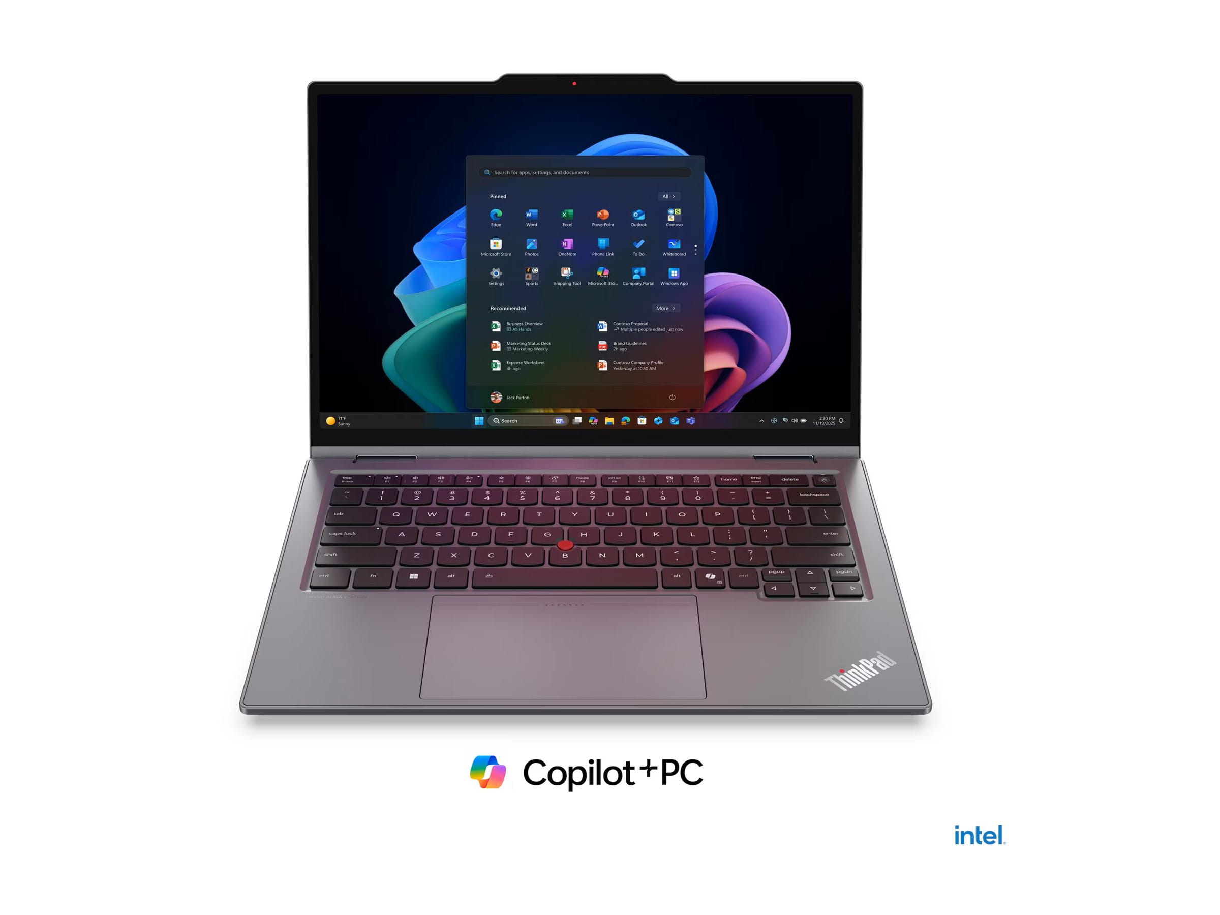 Lenovo ThinkPad X1 2-in-1 Gen 11 21V9 - Aura Edition - Flip-Design - Intel Core Ultra 7 355 / 2.3 GHz - Evo - Win 11 Pro - Intel Graphics - 32 GB RAM - 1 TB SSD, NVMe - 35.6 cm (14")