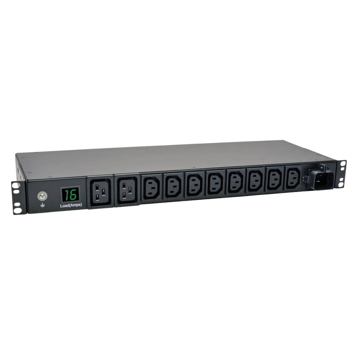 Tripp Eaton Tripp Lite Series PDU Metered 200V-240V 16A IEC-309 8 C13; 2 C19 Horizontal 1URM - Horizontal rackmount - Stromverteilungseinheit (Rack - einbaufähig)