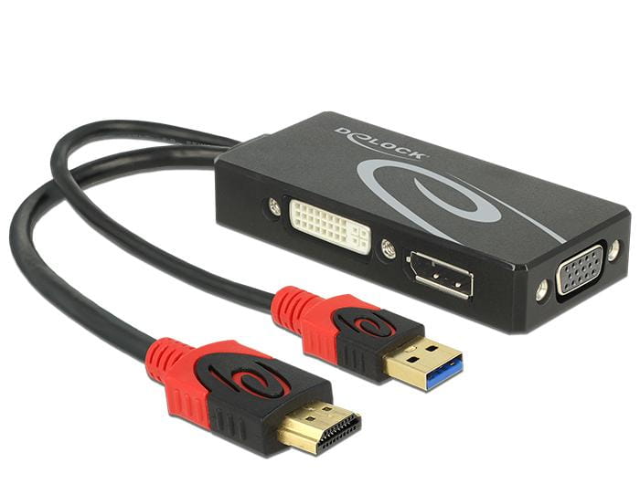 Delock Videokonverter - HDMI - DVI, DisplayPort