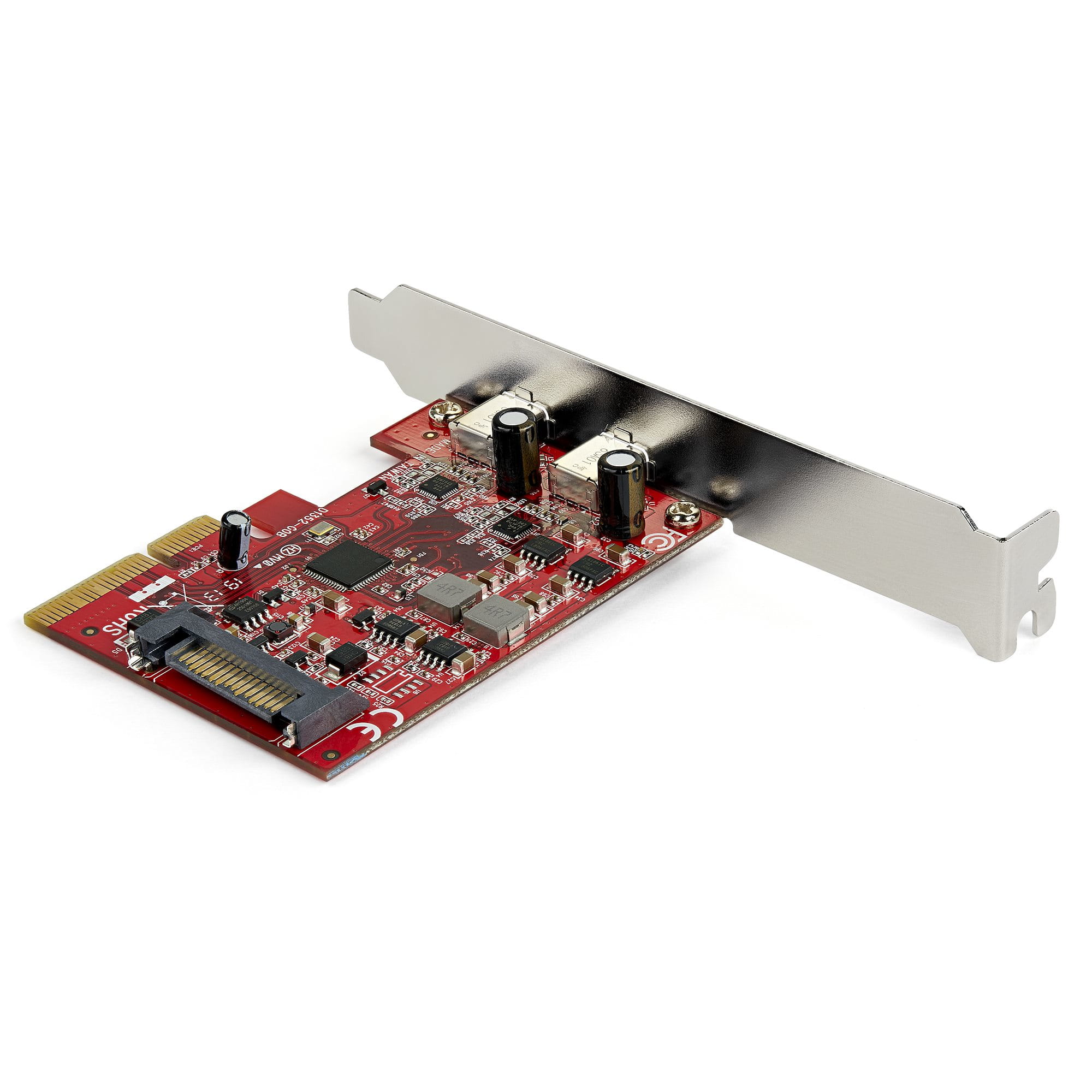 StarTech.com PCIe USB 3.1 Card, 2x USB C 3.1 Gen 2 10Gbps, PCIe Gen 3 x4, ASM3142 Chipset, USB Type-C PCI Express Card, 2-Port USB 3.2 Gen 2x1 Expansion Add-On Card, Windows, macOS, Linux