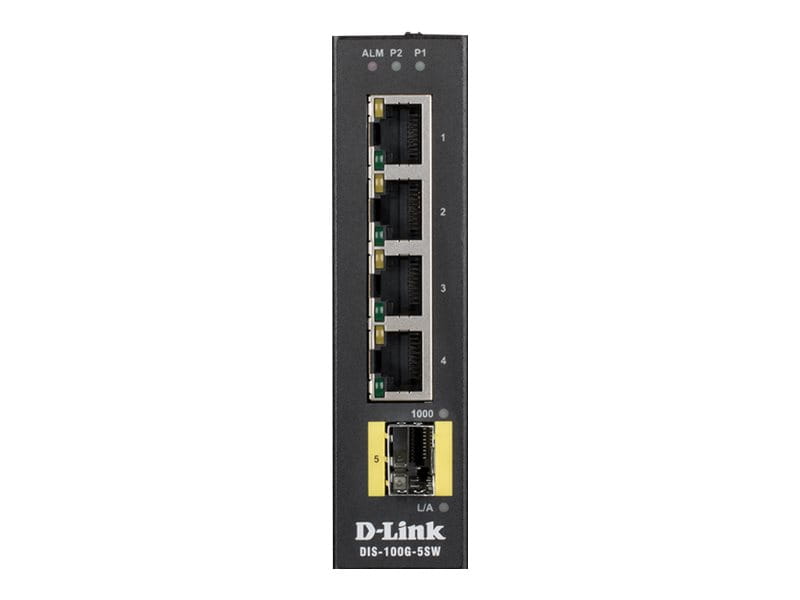D-Link DIS 100G-5SW - Switch - unmanaged - 4