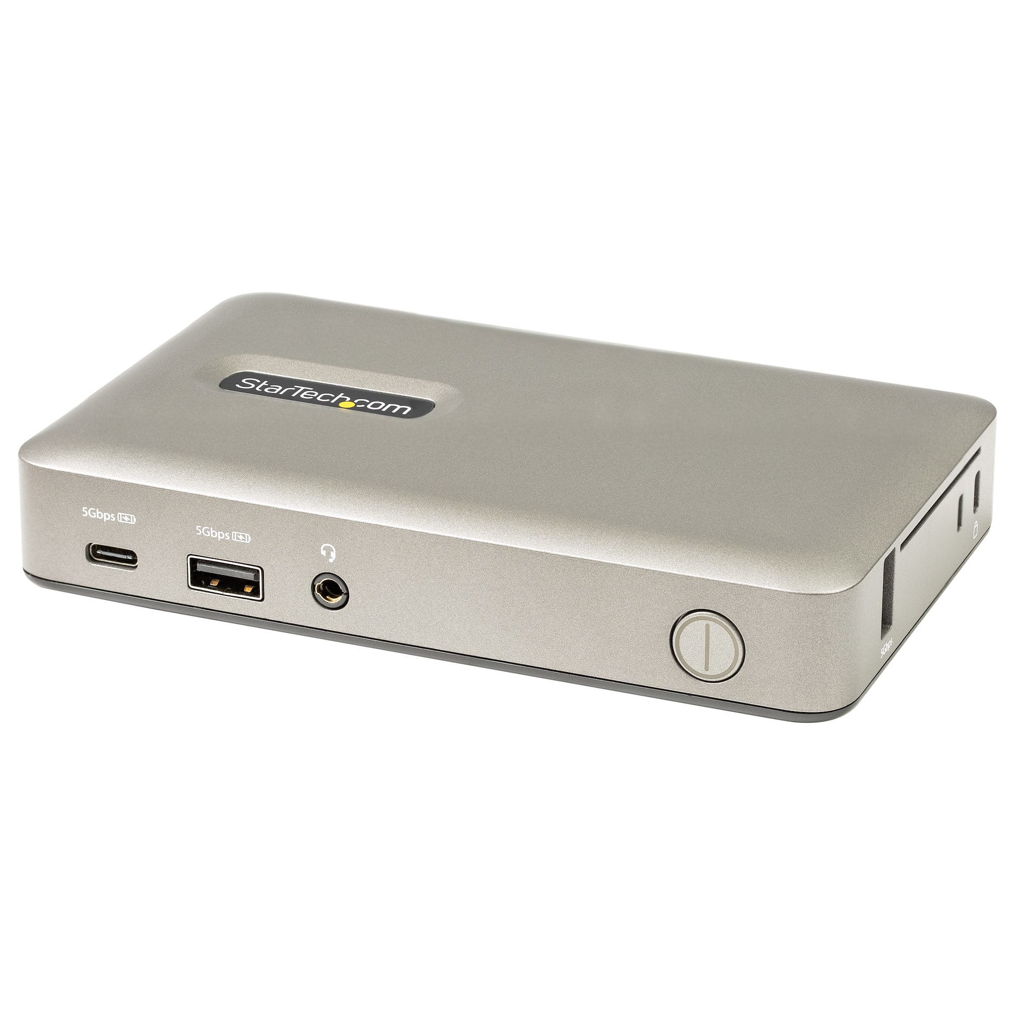 StarTech.com USB C Dock, USB-C to DisplayPort 4K 30Hz or VGA, Mini USB-C Laptop Docking Station with 65W Power Delivery Pass-Through Charging, 4-Port USB 3.1 Gen 1 Hub, GbE - Universal USB Type C Port Replicator (DKM30CHDPDUE)