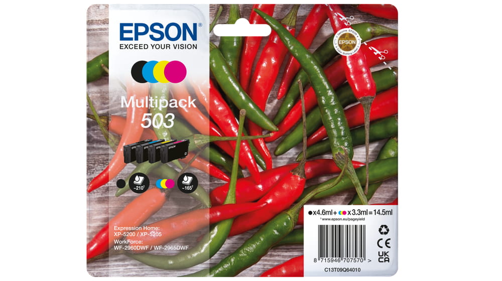 Epson 503 Multipack - 4er-Pack - Schwarz, Gelb