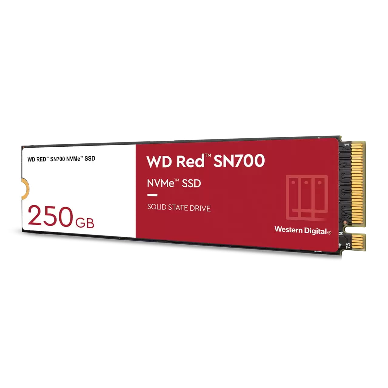 WD Red SN700 WDS250G1R0C - SSD - 250 GB - intern - M.2 2280 - PCIe 3.0 x4 (NVMe)