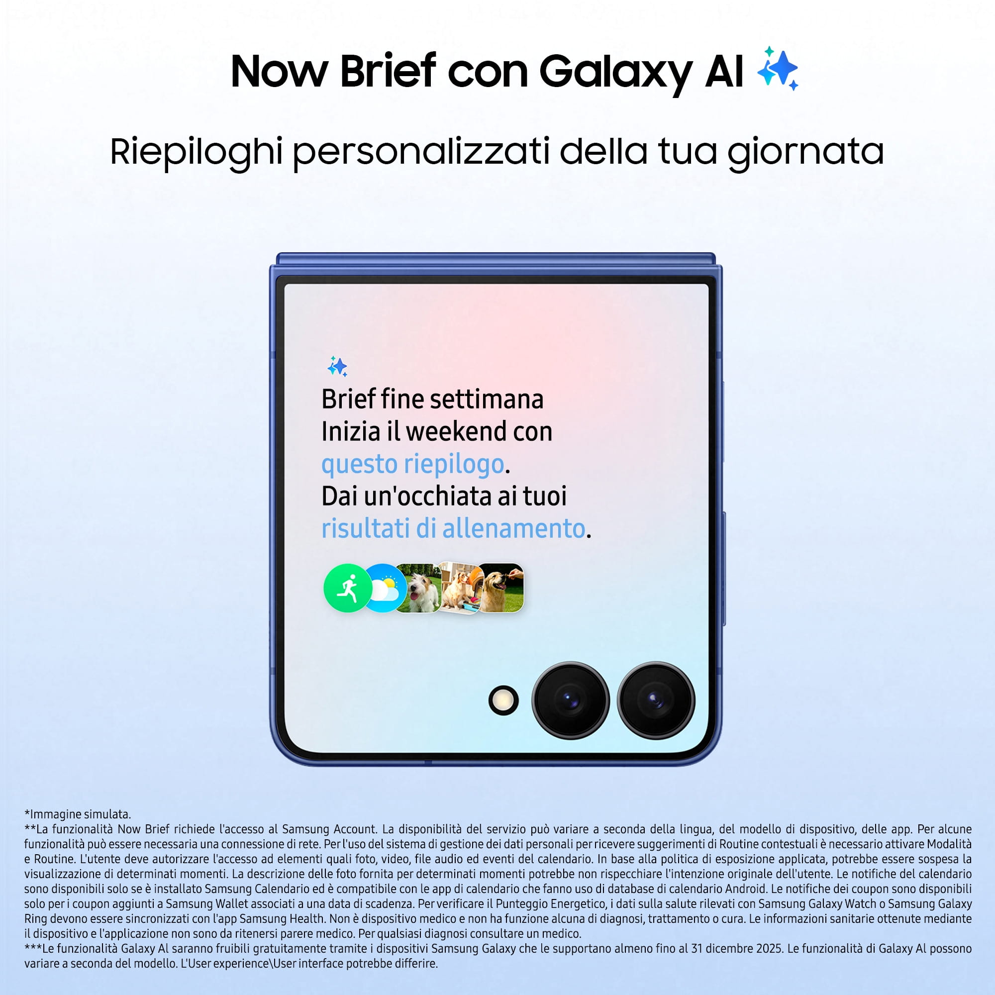 Samsung Galaxy Z Flip7, 17,3 cm (6.8"), 2520 x 1080 Pixel, 12 GB, 256 GB, 50 MP, Blau