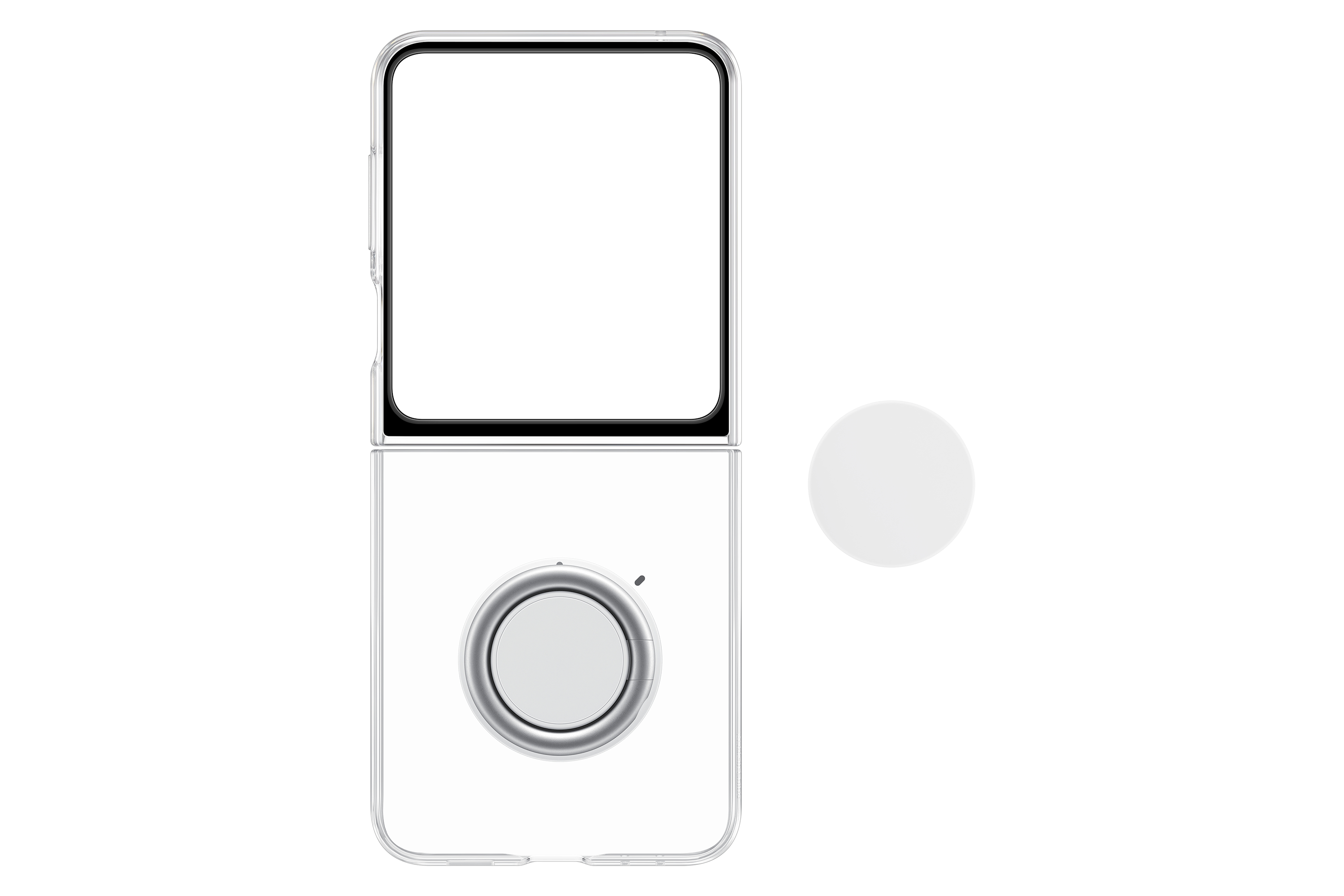 Samsung EF-XF73K - Zubehörkit für Handy - durchsichtig, Schwarz