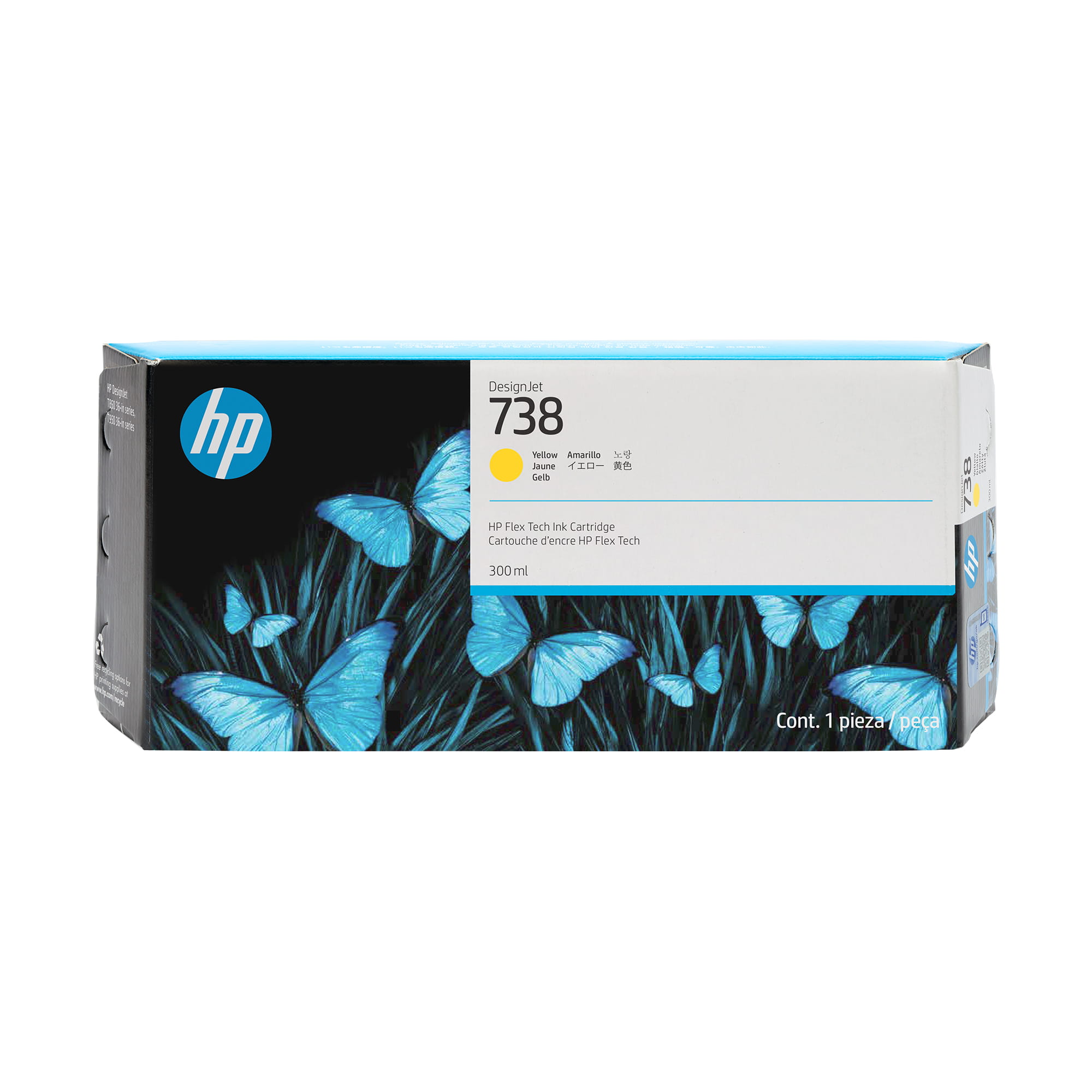 HP 738 - 300 ml - Gelb - original - DesignJet