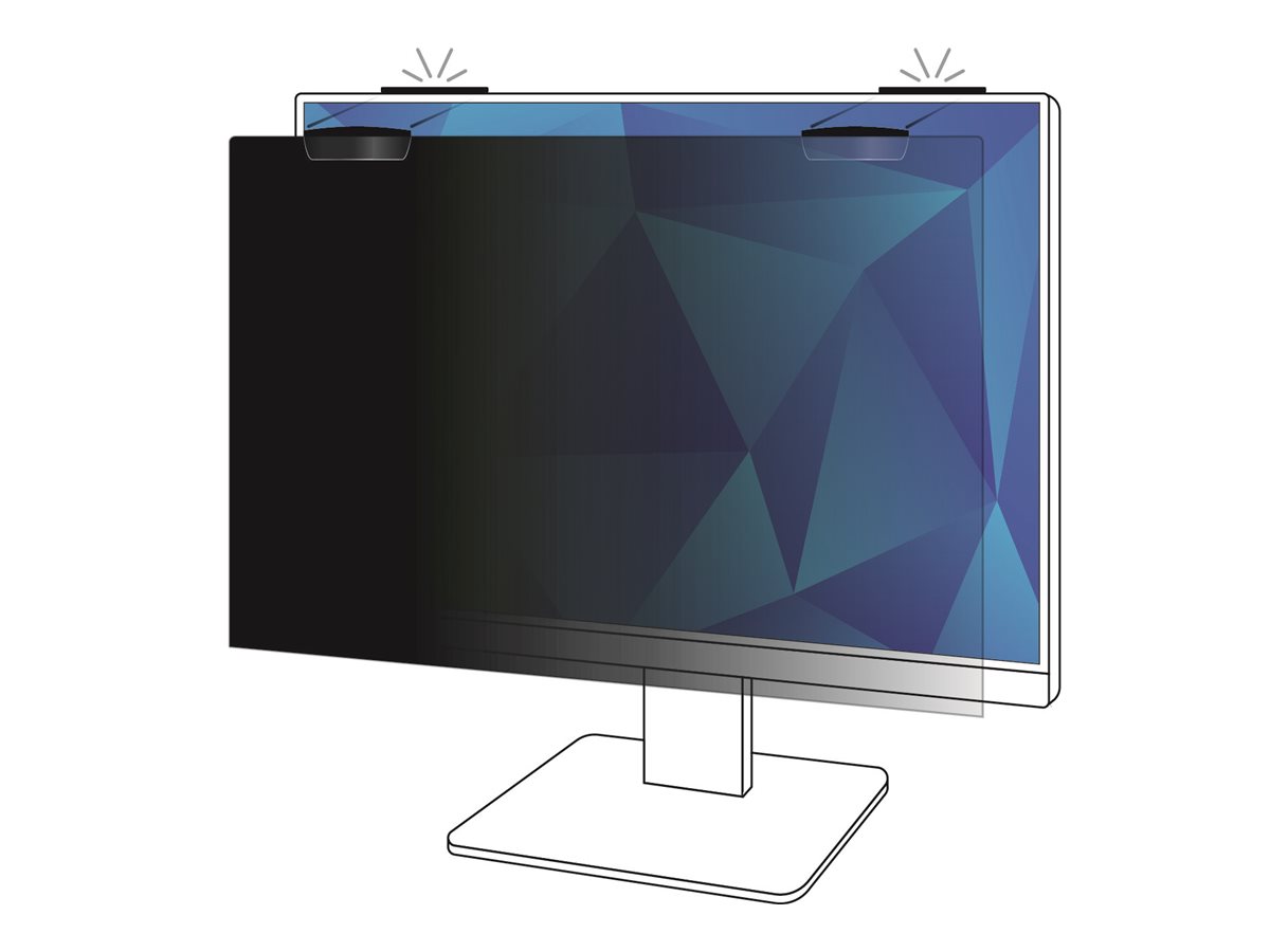 3M Blickschutzfilter für Bildschirme - abnehmbar - magnetisch - 62.2 cm (24.5")