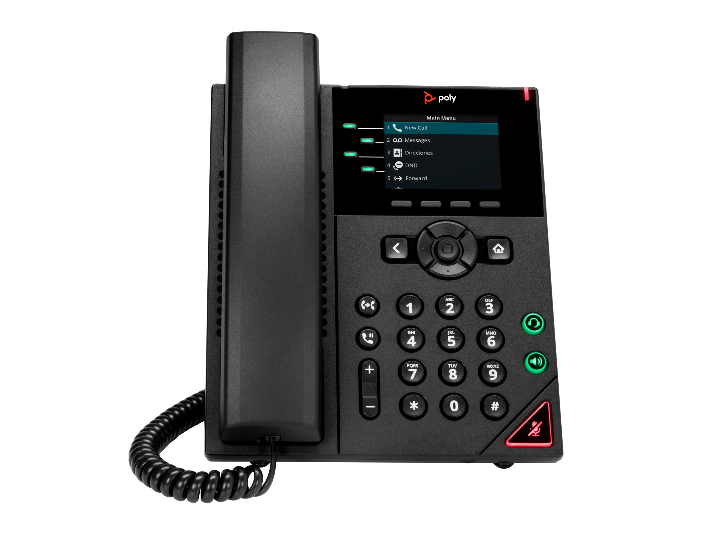 Poly HP Poly VVX 250 - VoIP-Telefon - dreiweg Anruffunktion