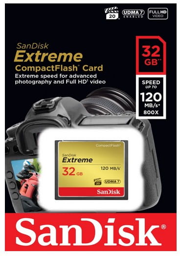 SanDisk Extreme - Flash-Speicherkarte - 32 GB