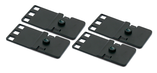 APC Rack Bracket - Schwarz - 1U - 48.3/58.4 cm (19"/23")