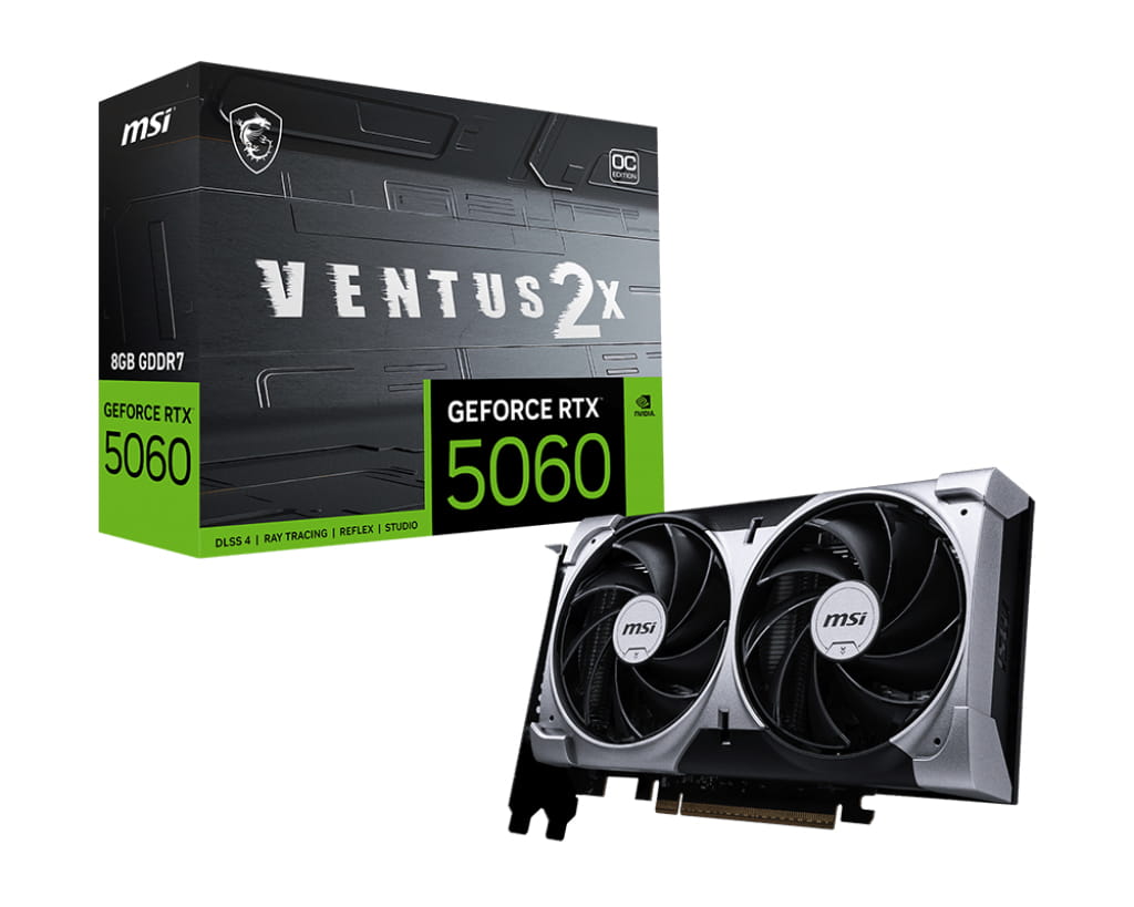 MSI GeForce RTX 5060 8G VENTUS 2X OC - Grafikkarten