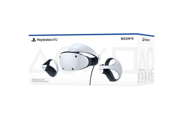 Sony PlayStation VR2, Dediziertes obenmontiertes Display, Schwarz, Weiß, 110°, Einfarbig, 110°, 120 Hz