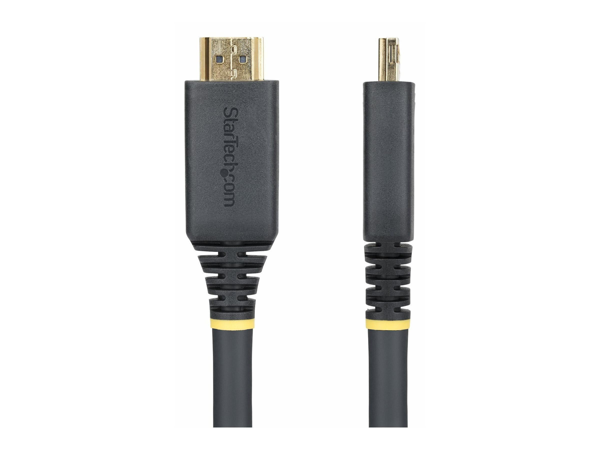 StarTech.com High Speed - HDMI-Kabel - HDMI männlich zu HDMI männlich - 10 m - abgeschirmt - Schwarz - halogenfrei, aktiv, 4K60Hz-Unterstützung, 1440p (UWQHD)