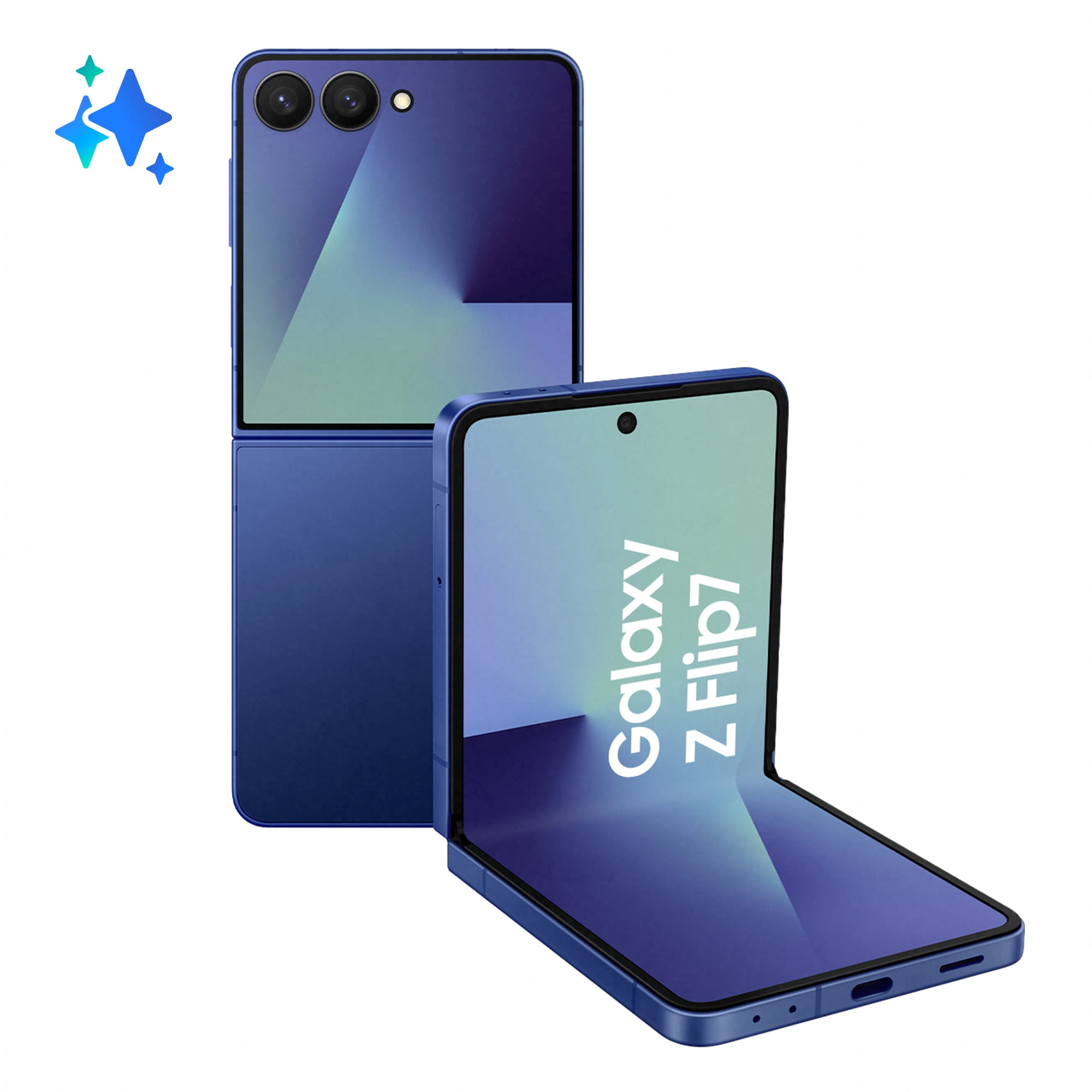 Samsung Galaxy Z Flip7, 17,3 cm (6.8"), 2520 x 1080 Pixel, 12 GB, 256 GB, 50 MP, Blau