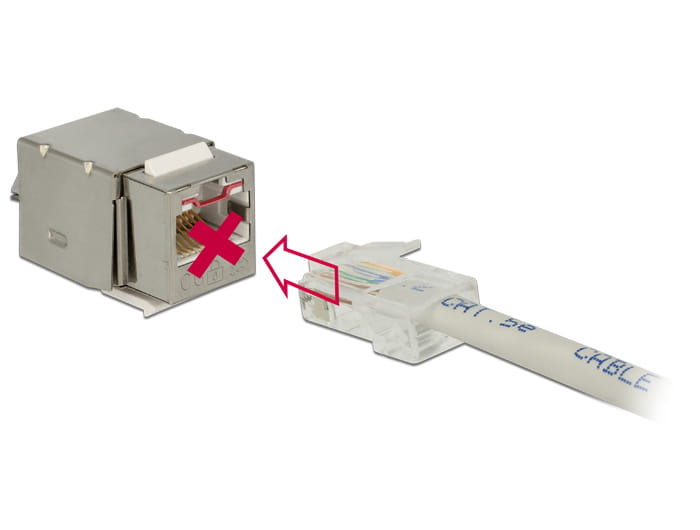 Delock Modulare Eingabe - CAT 6 - STP - RJ-45
