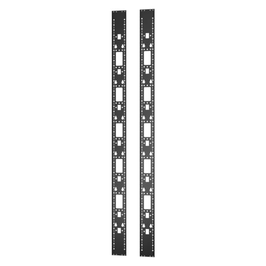 APC Easy Rack - Rack-Zubehörkanal (vertikal) - Schwarz - 48U (Packung mit 2)