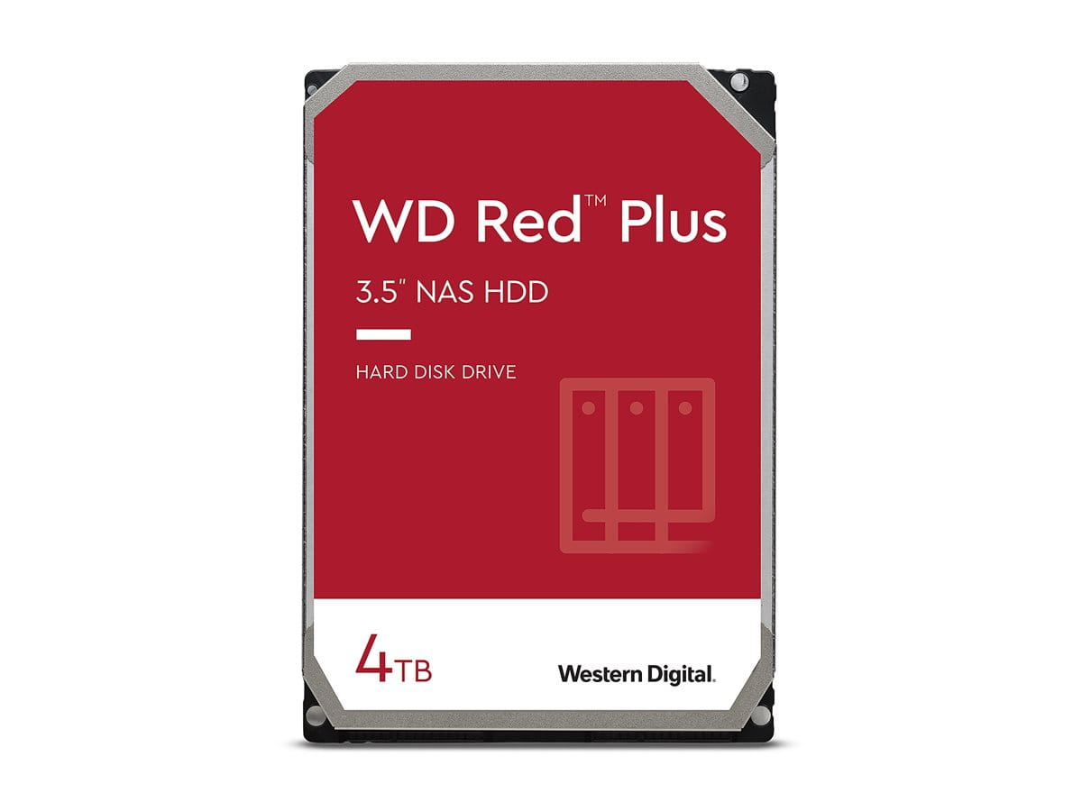 WD Red Plus - Festplatte - 4 TB - intern - 3.5" (8.9 cm)