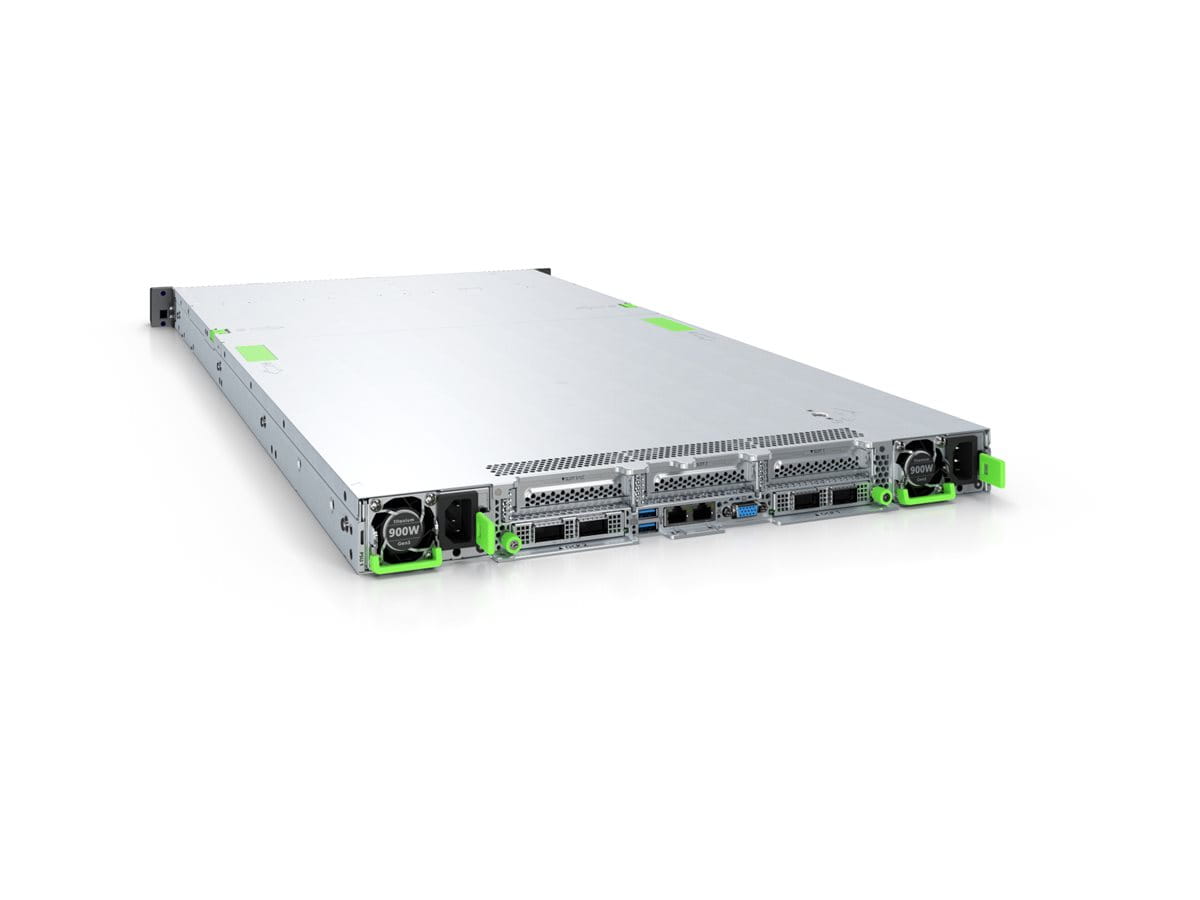Fujitsu PRIMERGY RX2530 M7 - 1U - zweiweg - 1 x Xeon Silver 4410T / 2.7 GHz - RAM 32 GB - SATA/SAS - Hot-Swap 6.4 cm (2.5")