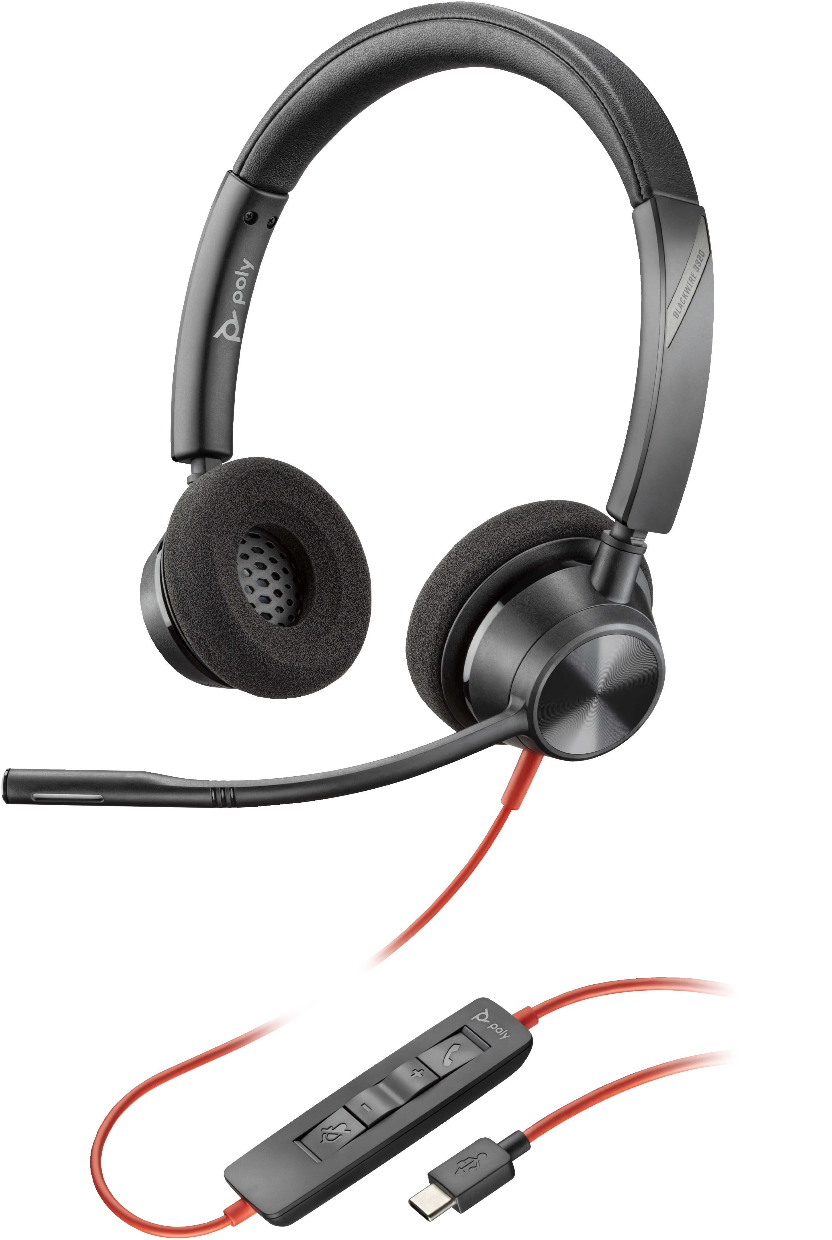 Poly Blackwire 3320 - Blackwire 3300 series - Headset