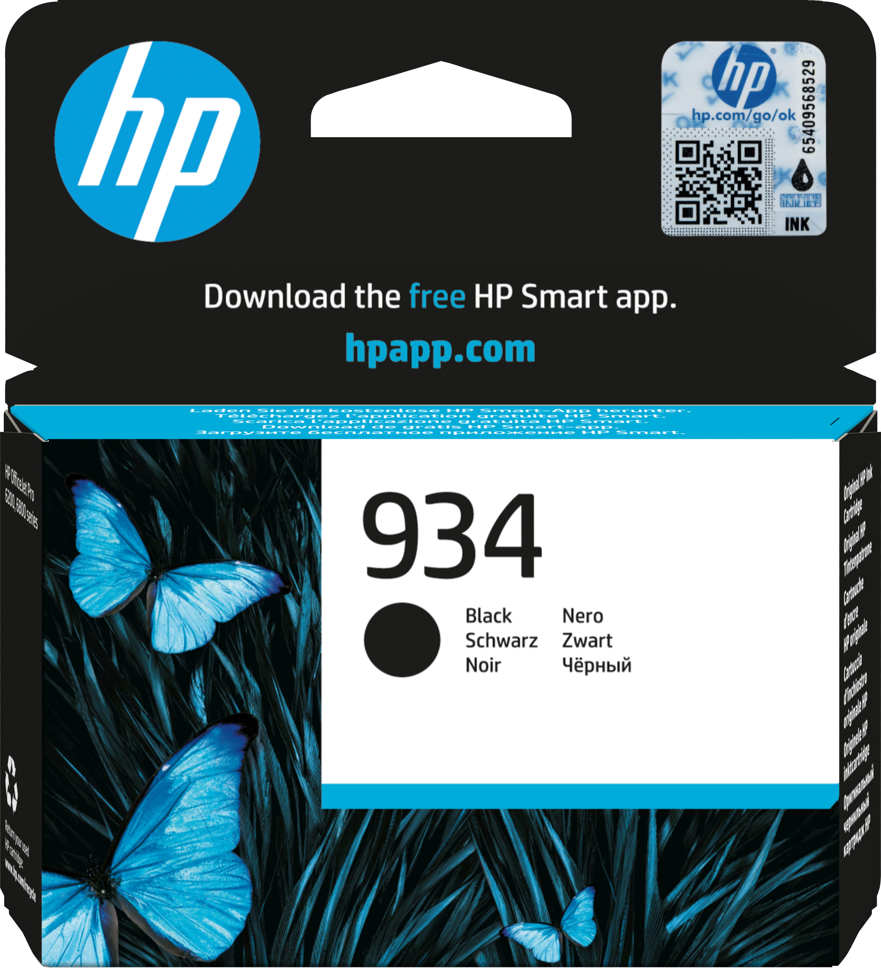 HP 934 - Schwarz - original - Tintenpatrone -