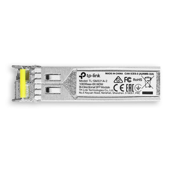 TP-LINK 1000Base-BX WDM Bidirektionales SFP-Modul, Faseroptik, 1250 Mbit/s, SFP, LC (UPC), 9/125 µm, BX