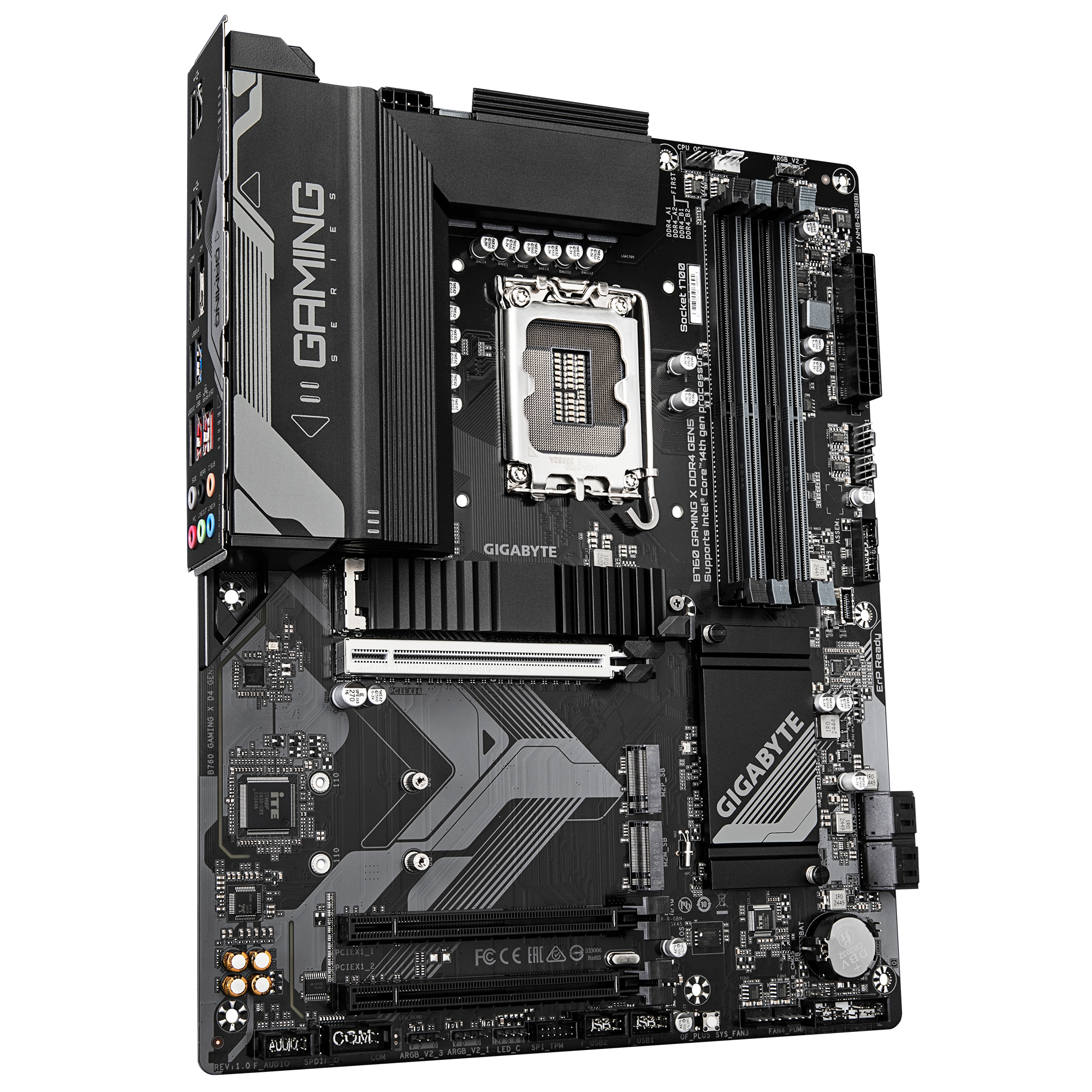 Gigabyte B760 GAMING X DDR4 GEN5 - Motherboard - ATX - LGA1700-Sockel - B760 Chipsatz - USB-C 3.2 Gen2, USB 3.2 Gen 1 - 2.5 Gigabit LAN - Onboard-Grafik (CPU erforderlich)
