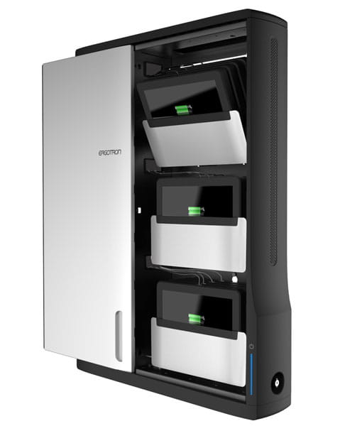 Ergotron Zip12 - Schrankeinheit (nur Laden) - für 12 Netbooks/Tablets - Schwarz, Silber - Bildschirmgröße: bis zu 30,5 cm (bis zu 12 Zoll)