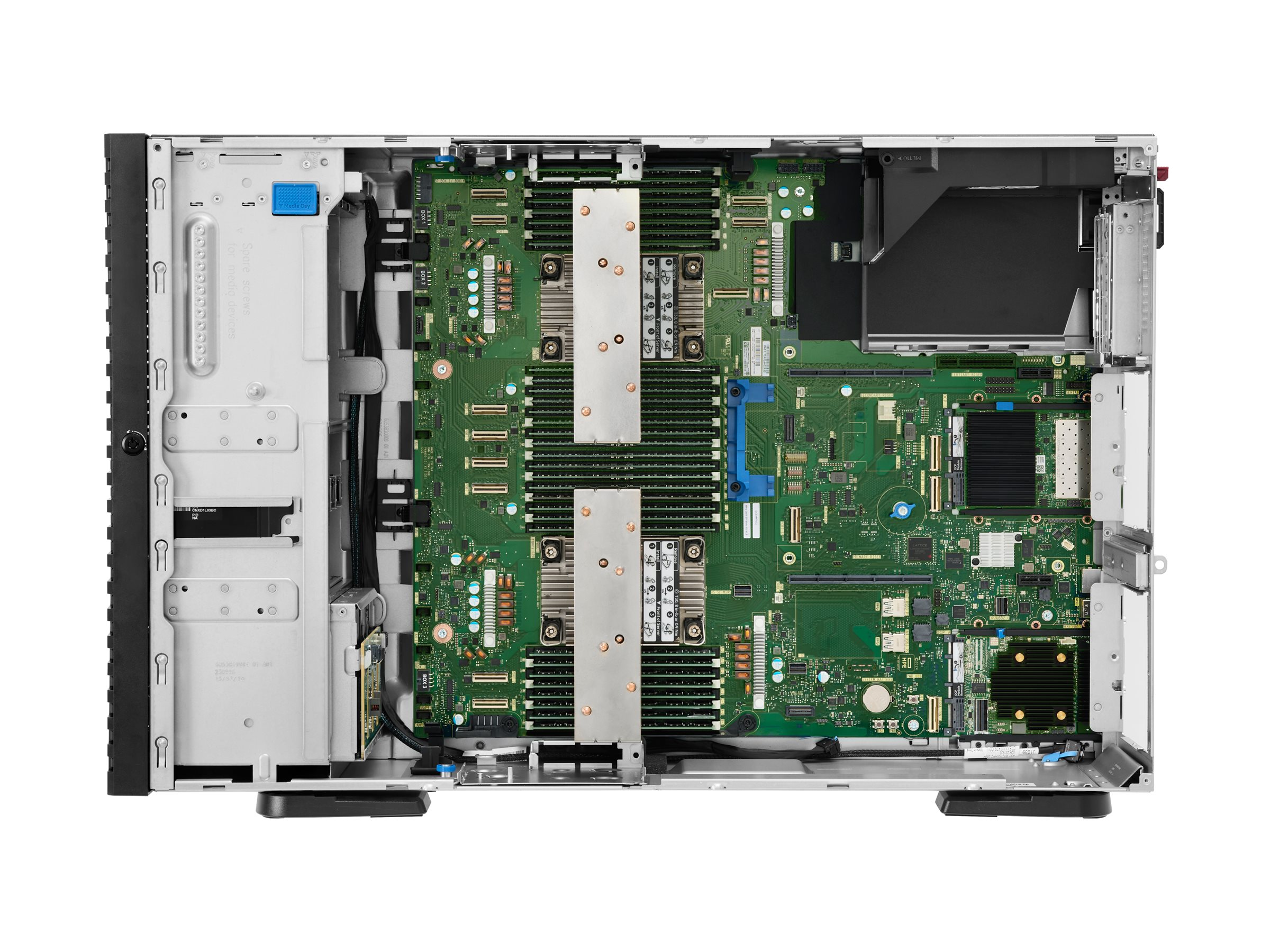 HPE ProLiant Compute ML350 Gen12 - Server - Tower - 4U - zweiweg - 1 x Xeon 6505P / 2.2 GHz - RAM 64 GB - SATA/SAS/NVMe - Hot-Swap 6.4 cm (2.5")