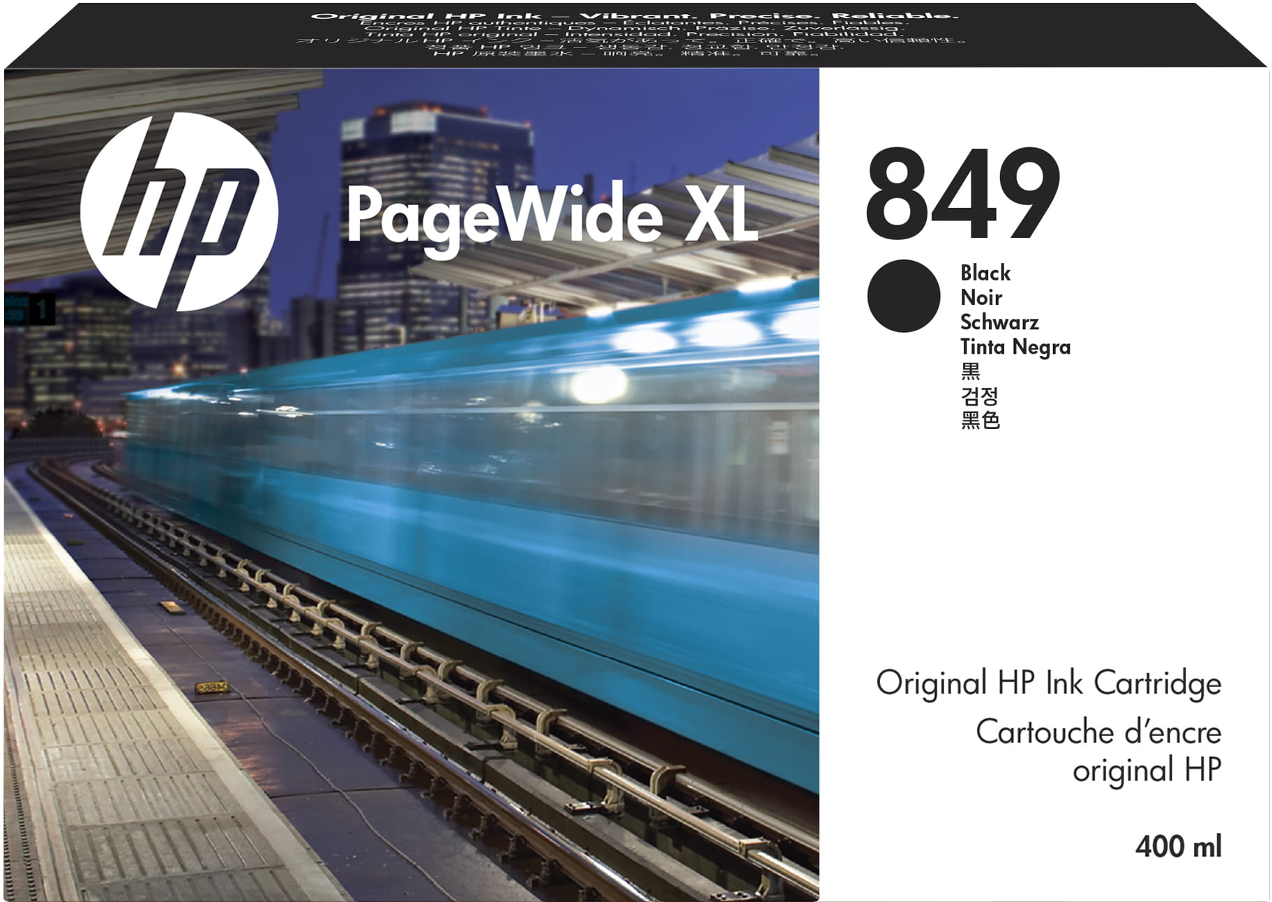 HP 849 - 400 ml - Schwarz - original - PageWide