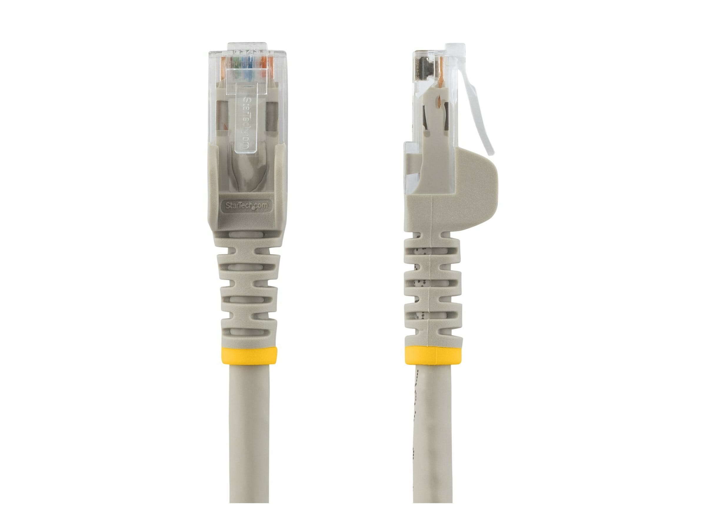 StarTech.com 7m CAT6 Ethernet Cable, 10 Gigabit Snagless RJ45 650MHz 100W PoE Patch Cord, CAT 6 10GbE UTP Network Cable w/Strain Relief, Grey, Wiring is UL Certified/TIA - Category 6 - 24AWG (N6PATC7MGR)