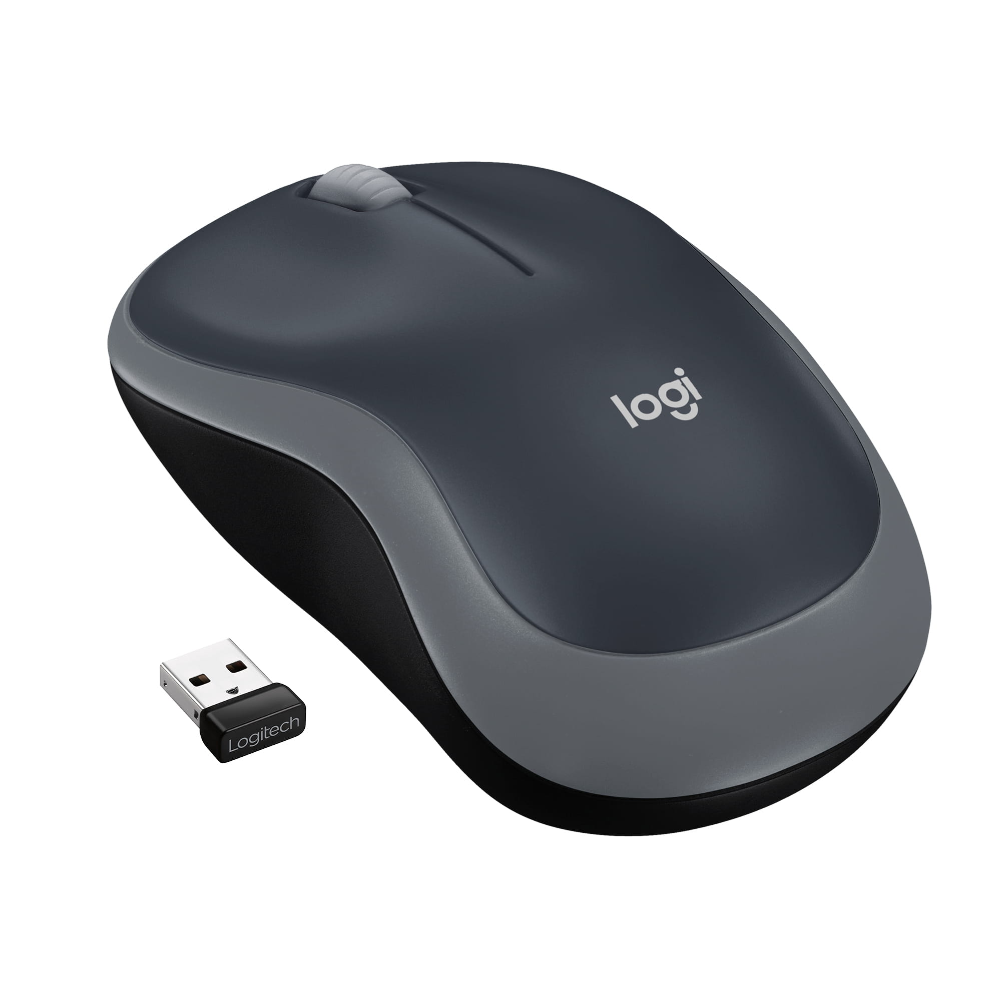 Logitech M185 - Maus - optisch - kabellos - 2.4 GHz - kabelloser Empfänger (USB)