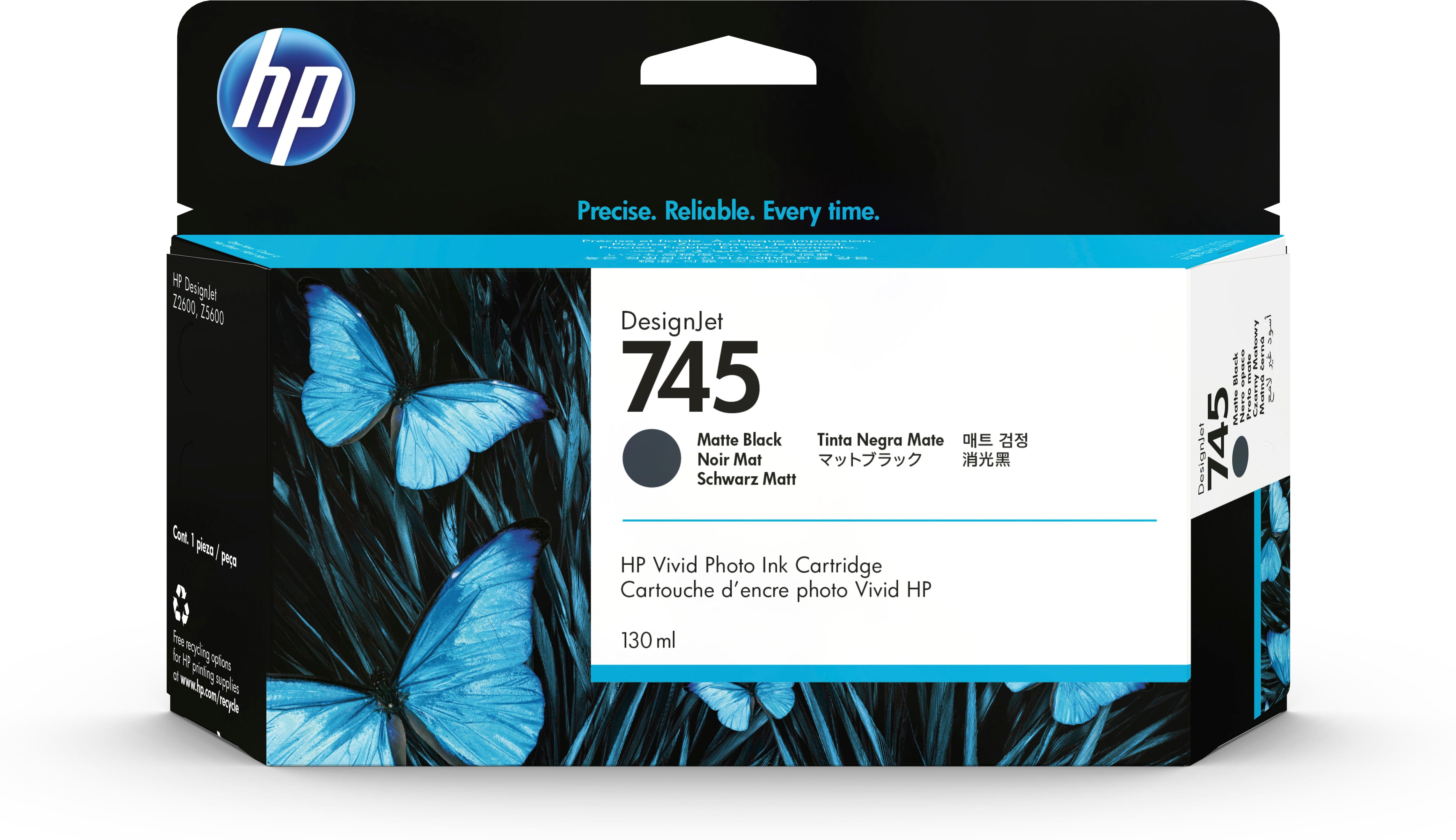 HP 745 - 130 ml - mattschwarz - original - DesignJet