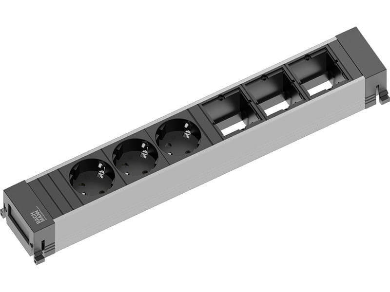 Bachmann POWER FRAME - Steckdosenleiste - Eingabe, Eingang GST18i3 - Ausgangsanschlüsse: 3 (Typ F)