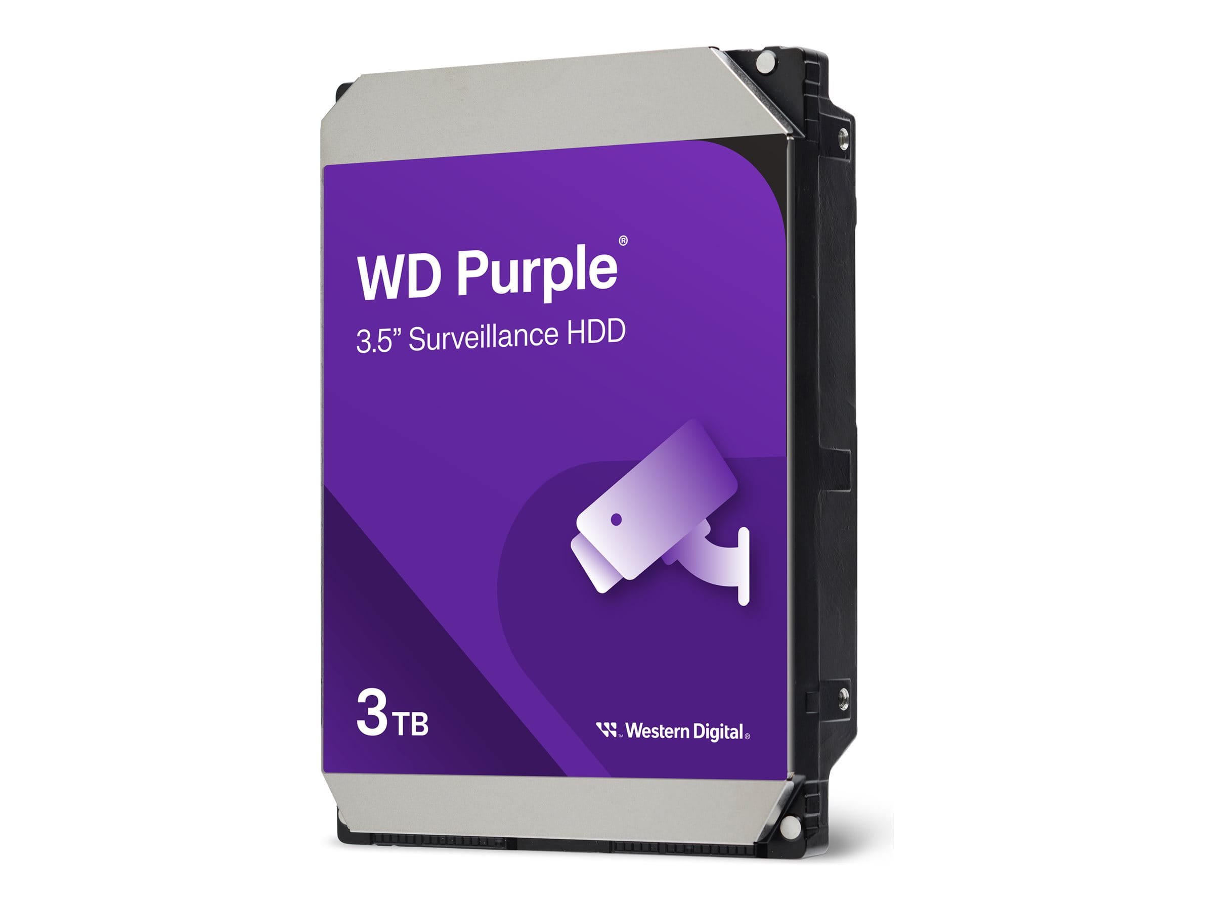 WD Purple WD33PURZ - Festplatte - 3 TB - Überwachung - intern - 3.5" (8.9 cm)