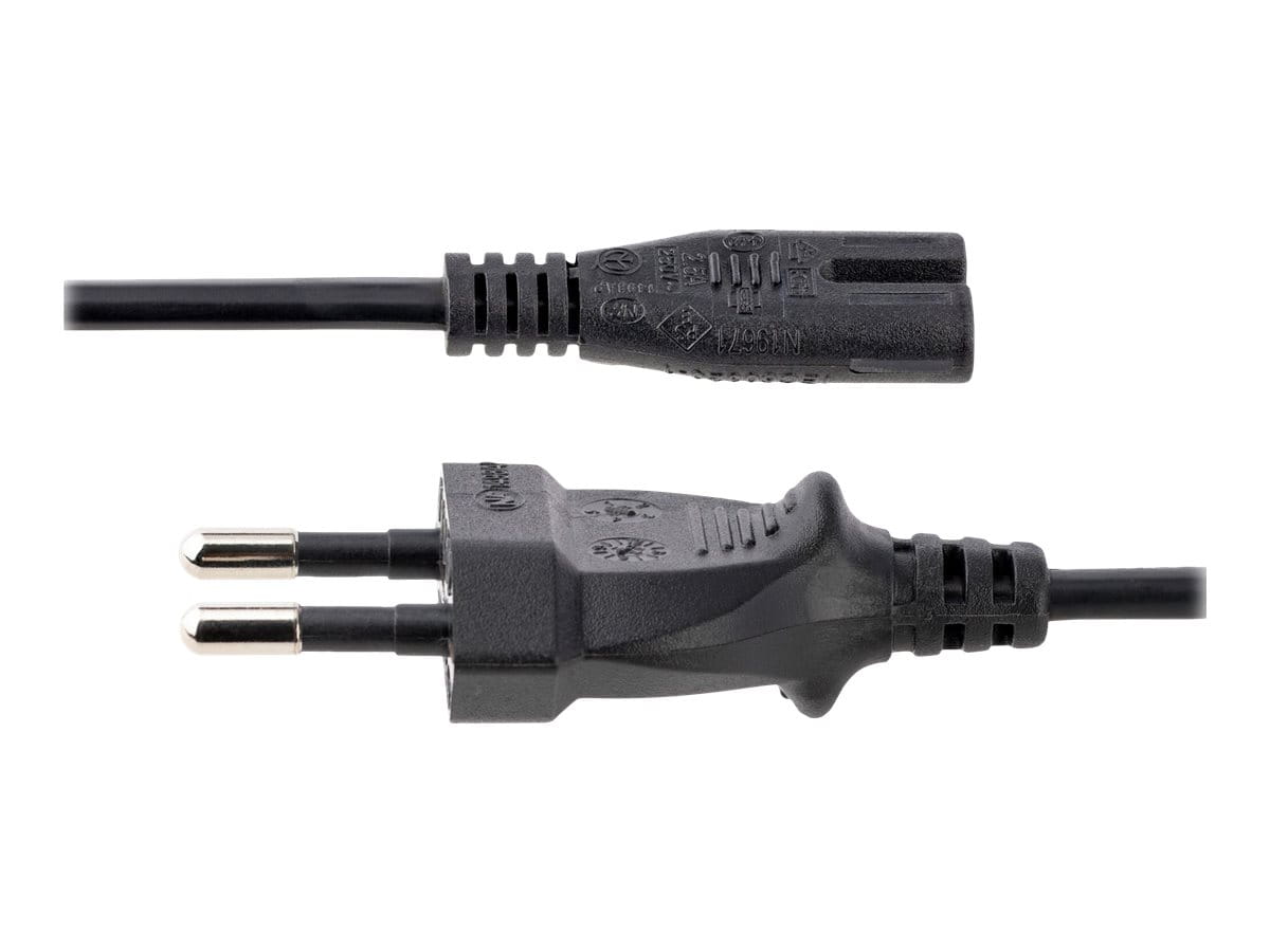 StarTech.com 3 m Laptop Stromkabel, Eurostecker auf C7 Stecker, 2.5A 250V - Stromkabel - Eurostecker (S)