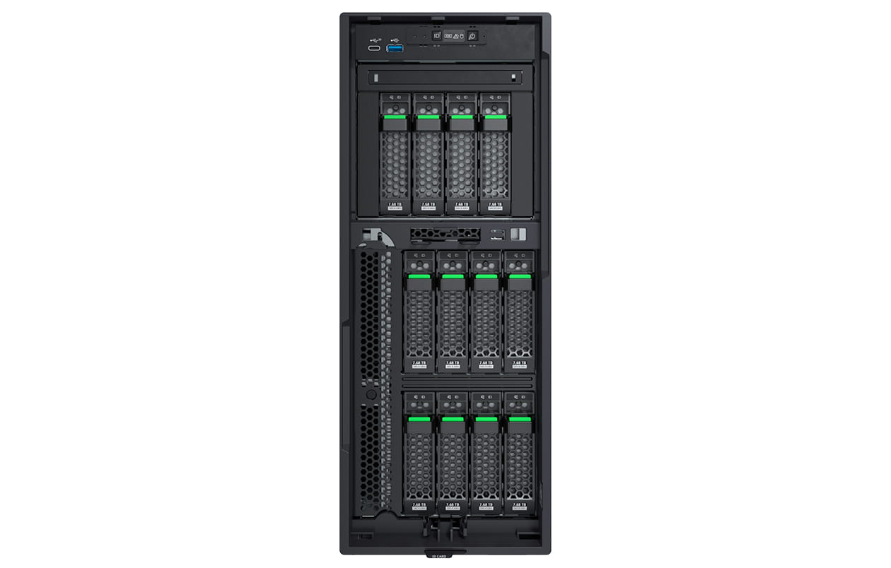 Fsas Technologies Fujitsu PRIMERGY TX1330 M5, 3,2 GHz, E-2388G, 32 GB, DDR4-SDRAM, 500 W, Tower