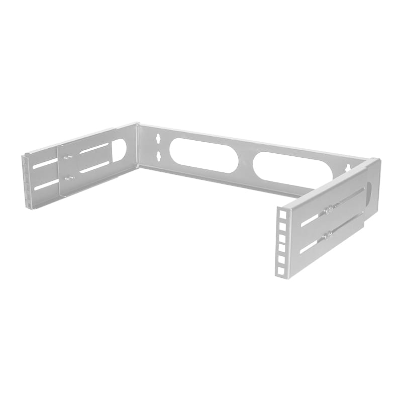 LogiLink Rack Bracket - geeignet für Wandmontage - Hellgrau, RAL 7035 - 2U - 48.3 cm (19")