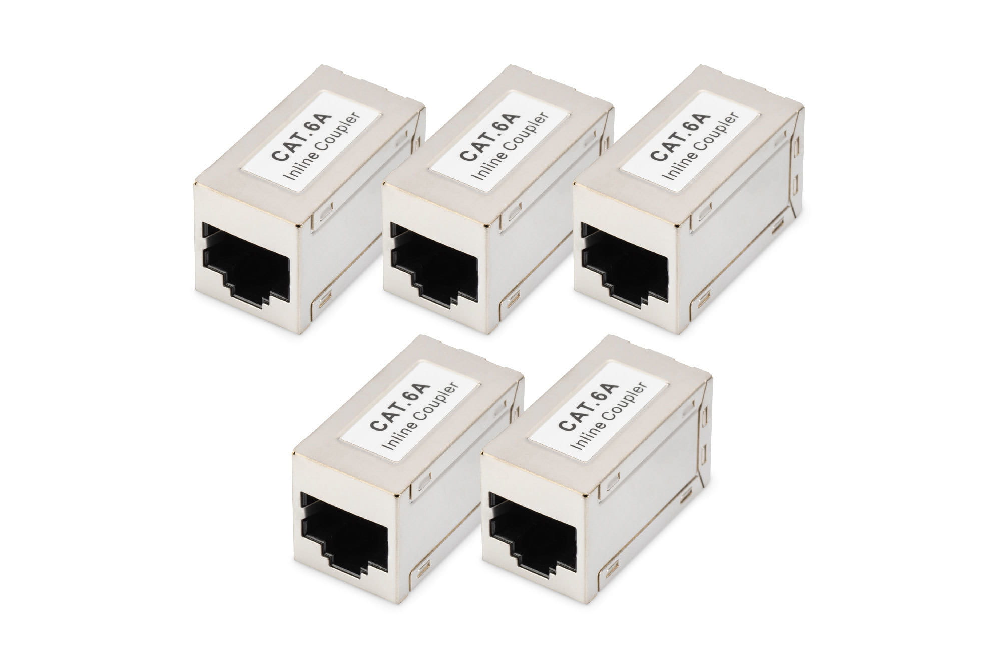 DIGITUS CAT 6A Modulare Kupplung, geschirmt - 5 Stk.