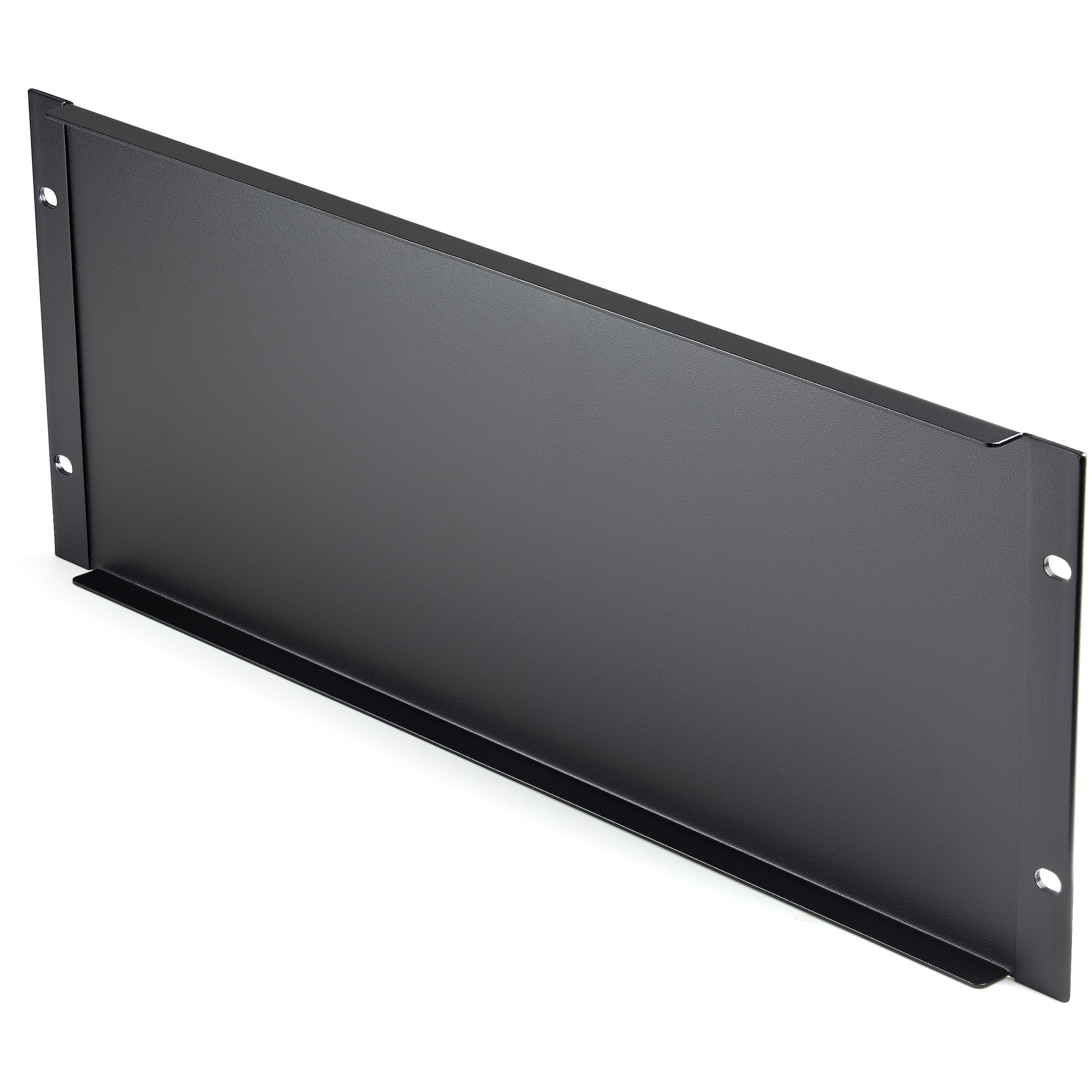StarTech.com 4U Blank Panel for 19 inch Rack, Rack Mount Blanking Panel for Server/Network Racks & Cabinets, 4RU Rackmount Filler Panel/Spacer/Plates, Solid Panel, Cold-Rolled Steel, Black - 4U Blanking Panel (RKPNL4U)
